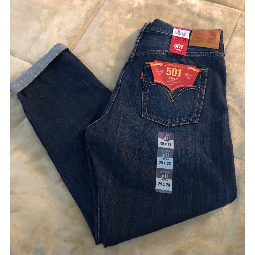 Levi’s 501 Tapered Jeans - Picture 7 of 7